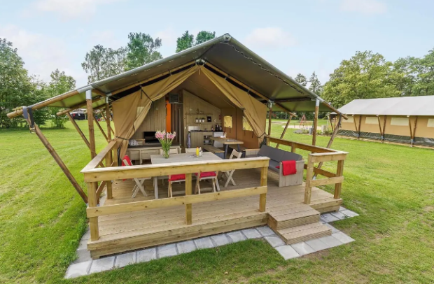 Populairste vakantieparken in Nederland, glamping tent